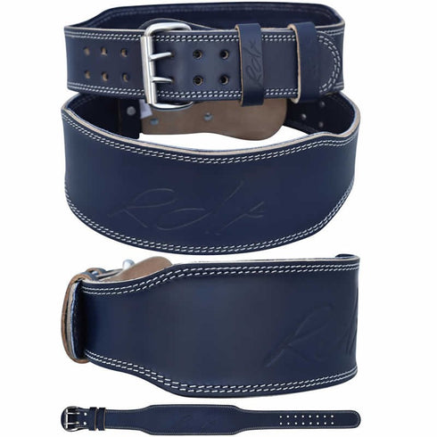 RDX SUEDE LEATHER 4" PADDED GYM BELT-6